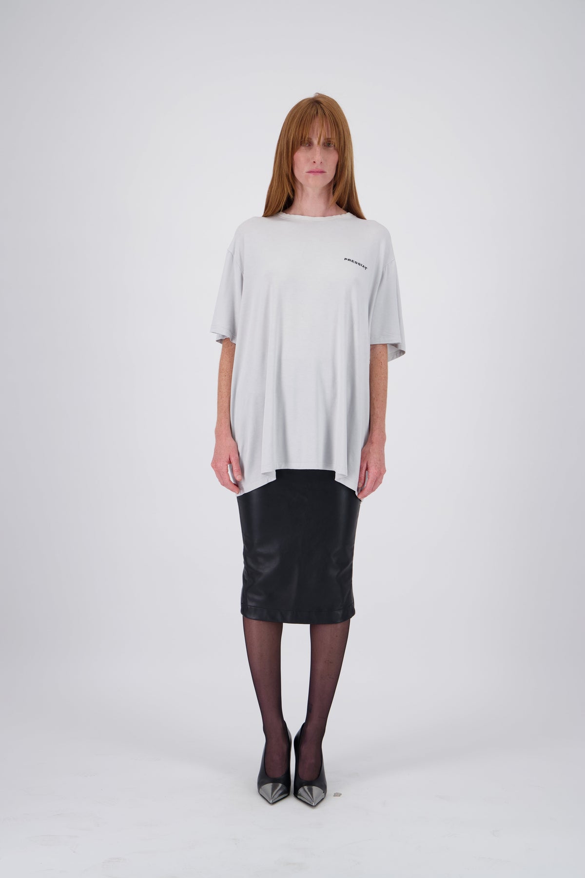 Classic Oversized Tee White - Pressiat